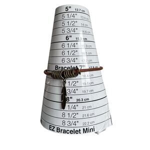 Brown feather beaded charm Bracelet